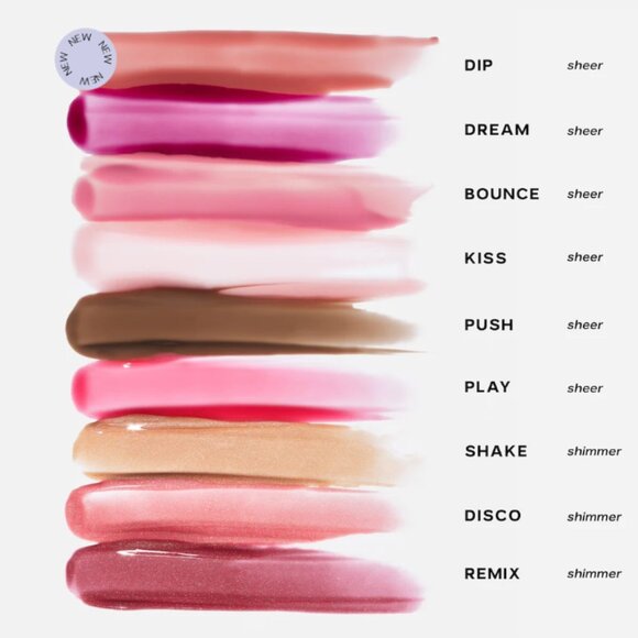 Saie Glossybounce™ High-Shine Hydrating Lip Gloss Oil | Remix | NEW - Picture 4 of 5